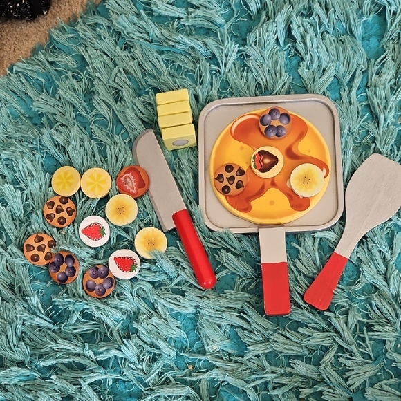 Melissa & Doug Other - melissa & doug pancake set fruit items butter spatula etc